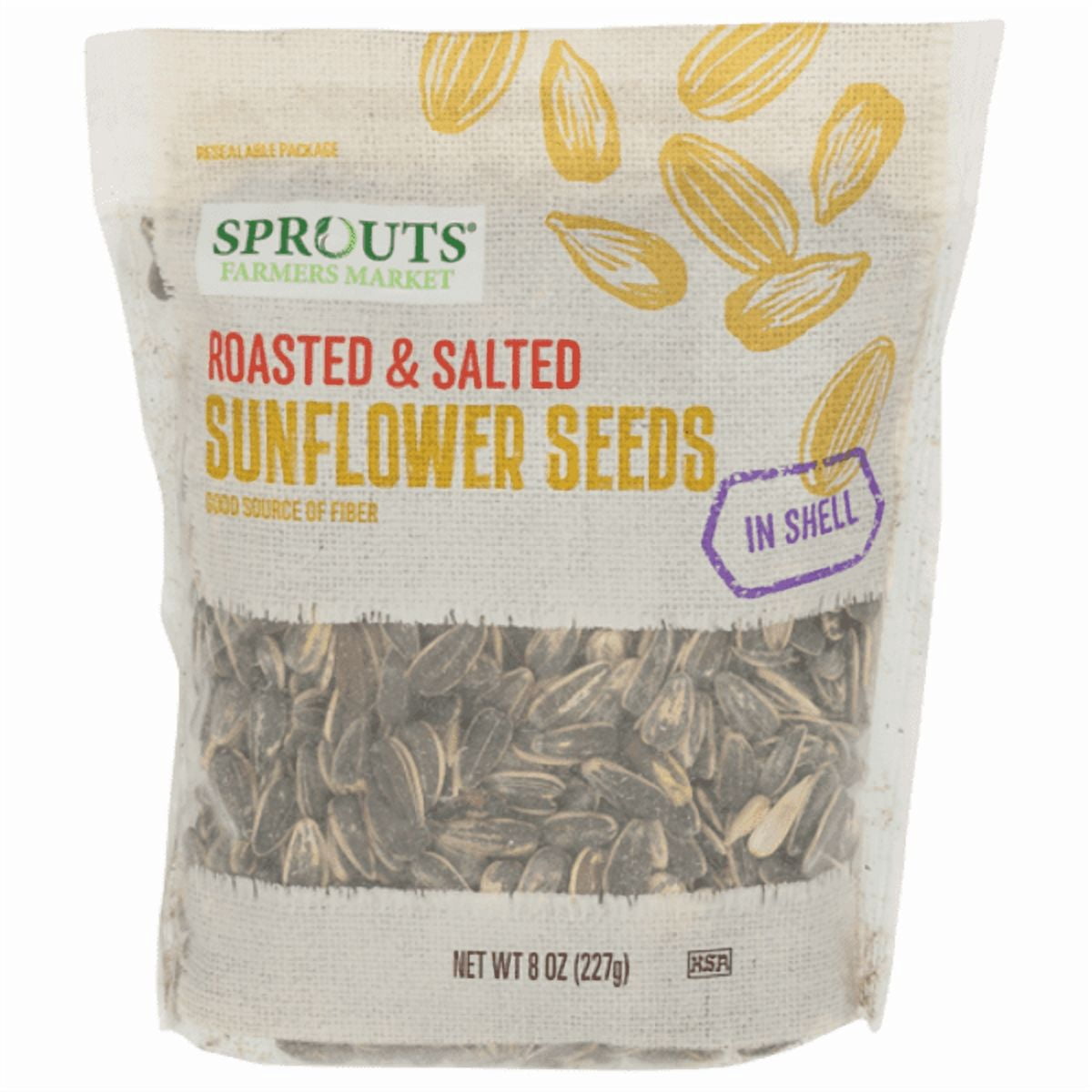 Sprouts Roasted Salted In Shell Sunflower Seeds 8 oz (Pack of 3)