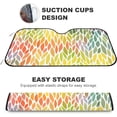 thumbnail image 4 of GZHJMY Car Front Windshield Sunshade UV Heat Protection, Foldable Auto Windshield Sun Visor for Sedan SUV Abstract Colorful Pattern, Car Sunscreen51x27.5inch Keep Vehicle Cool, 4 of 6