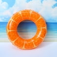 thumbnail image 1 of Flotadores inflables para piscina, anillos de tubo de natación de frutas, 1 paquete de anillos de natación de 35,4 pulgadas, flotadores de piscina, juguetes para adultos y niños, juguetes de piscina de playa, naranja-naranja- oso de fresa Electrónica, 1 of 4