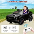 thumbnail image 6 of 2025 New 12V Kids Electric Car Ride on Car, Battery Powered with Remote Control, LED Lights, Blue Tooth, MP3,Great Gift for Boys Girls, Black, 6 of 9