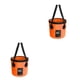 thumbnail image 2 of Cubo de agua plegable Naiovety de PVC 12L 20L Amarillo Negro Verde Azul Rosa Naranja, 2 of 5
