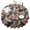 Pioneer Flower Floral, variant on Pioneer Flower Floral Print Pattern Round Tablecloth 60"x60",Wrinkle Wipeable Table Cloth for Kitchen Dining Room Picnic Patio Party