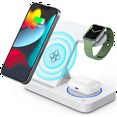 thumbnail image 4 of Wireless Charger Stand, 3 In 1 Wireless Charging Station For IPhone/14/13/12/11/X/XS Samsung Galaxy S22/S21 Series Phone Fast Charger Station For Apple Watch 8/7/6/5/4/3/2 AirPods 3/2/Pro, 4 of 10