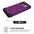 thumbnail image 6 of Dteck Galaxy S8 Case, Dteck Heavy Dual Layer Rugged Shockproof Case Hard PC Protective Back Cover For Samsung Galaxy S8, Purple, 6 of 7