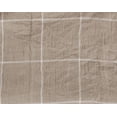 thumbnail image 3 of Plaid Stripe Checkered Light Eyelash Fringe Beach Wrap Shawl Scarf, 3 of 3