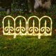 thumbnail image 4 of Luces Solares Para Cercas, Luces Led Para Exteriores, Impermeables, De Bajo Consumo, Ideales Para Jardines, Senderos, Iluminacin Decorativa Y De Patios. Se Cargan Con Energa Solar, Tienen, UKHBMC, 4 of 8