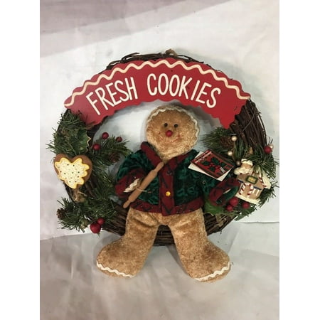 Fresh Wreath - Merry Christmas rustic twig 14