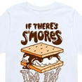 thumbnail image 3 of Instant Message - If There's S'mores, I'm In - Toddler & Youth Short Sleeve Graphic T-Shirt, 3 of 6