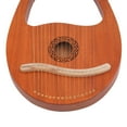 thumbnail image 6 of 16-String Mahogany Lyre Harp,Portable Wooden Harp, Natural Wood Color, for Beginners and Music Enthusiasts, 6 of 11