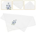 thumbnail image 2 of Cotton Handkerchief Lace Handkerchief Flower Embroidery Pattern Handkerchief, 2 of 8