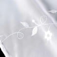 thumbnail image 5 of Eyelet Half Curtain Embroidered Window Tier Voile For Cafe Kitchen,3 Colors And 6 Sizes Available White 60x140cm, 5 of 10