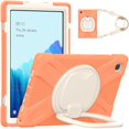 thumbnail image 4 of Funda colorida para Samsung Tab A7 de 10,4 pulgadas T500 con correa para el hombro, soporte de anillo ajustable grande y protección contra golpes., 4 of 5