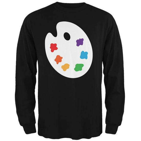 Old Glory Mens Halloween Artist Palette Costume Long Sleeve T Shirt