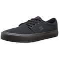 thumbnail image 2 of DC Men's Trase TX Skate Sneakers Black Canvas Rubber 11 D, 2 of 5