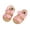 Pink-05, variant on Baby Girls Sandals Ruffle Bowknot Premium Soft Sole Anti-Slip Open Toe Breathable Summer Outdoor First Walker Shoes Baby Sandals