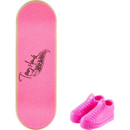 Hot Wheels Skate Neon Bones Tony Hawk Fingerboard and Removable Skate Shoes