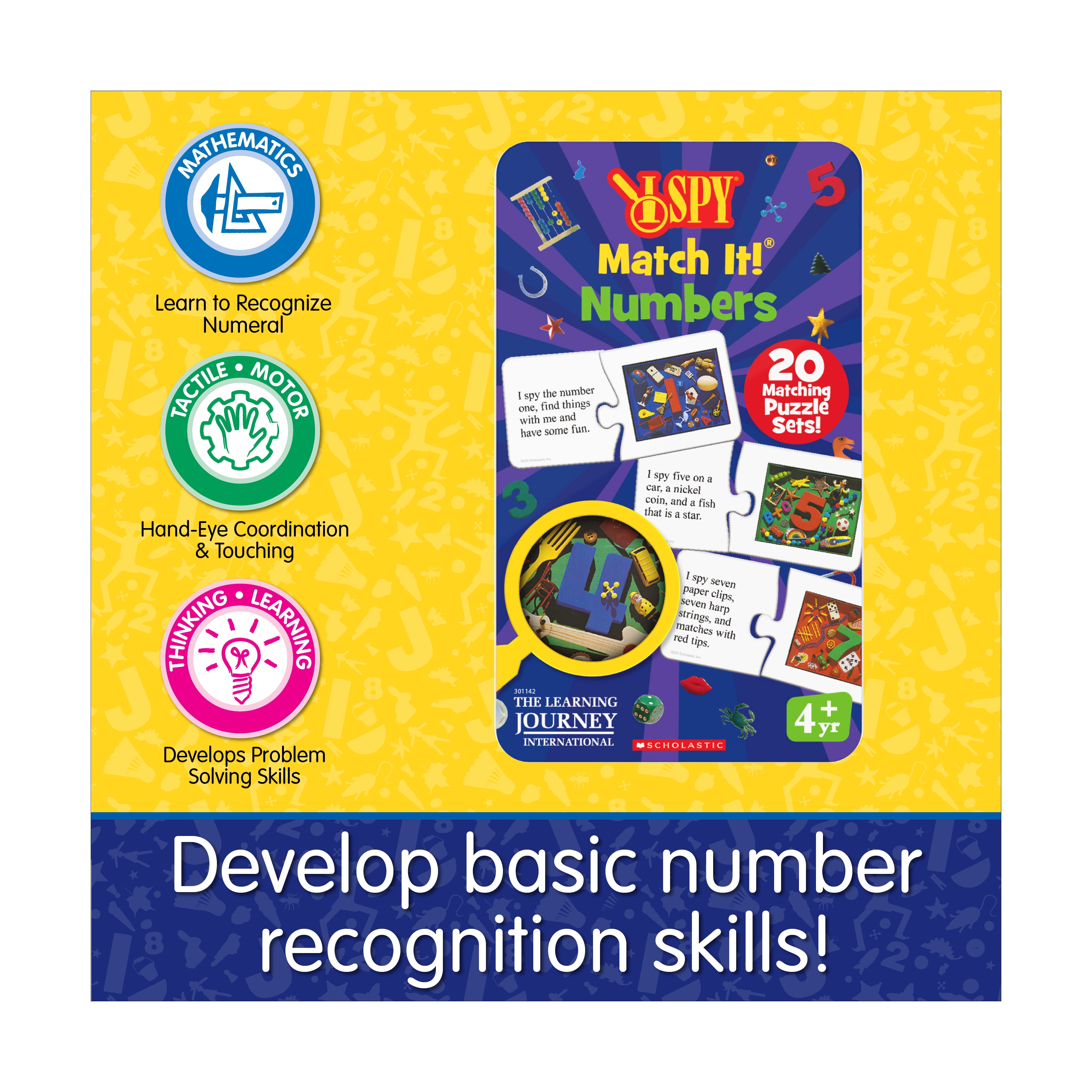 The Learning Journey I SPY Match It! Tin - Numbers