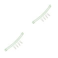 thumbnail image 1 of maskred Anti-lost Car Shell Rope With High Hardness And Strength Metal Clip R Pin Rod Convenient To green 1:10 2Set, 1 of 6