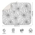 thumbnail image 2 of Halloween Spider Web Pattern Dish Drying Mat for Kitchen 1 Pack, Ultra Absorbent Microfiber Dishes Drainer Mats,18x24in(46x61cm), 2 of 4
