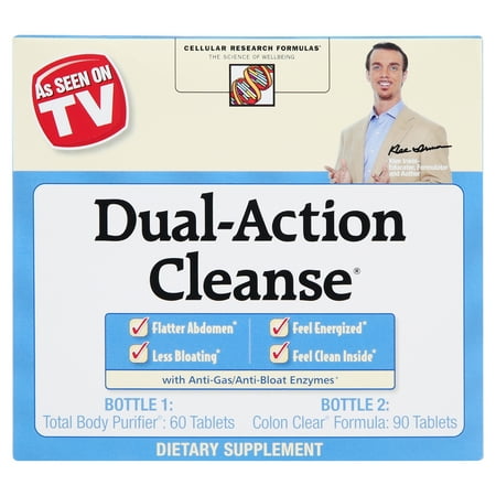 Cellular Research Formulas Dual Action Cleanse Tablets, 150 Ct