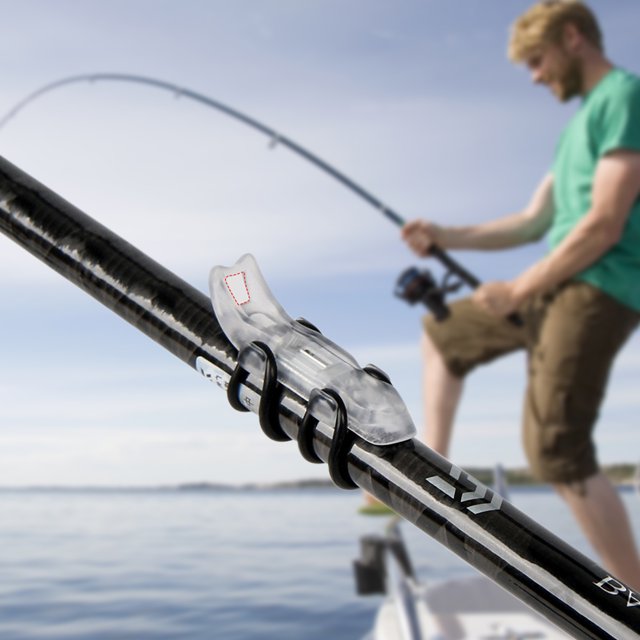 Cebo fijo de pesca automático, soporte para señuelos para pesca al aire libre (blanco)