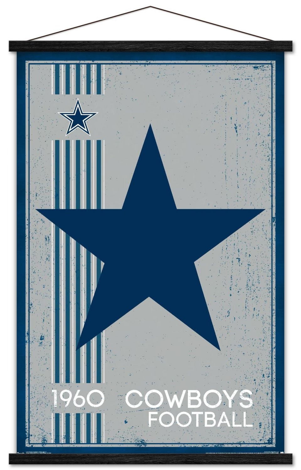 NFL Dallas Cowboys - Retro Logo 14 Wall Poster, 22.375" x 34"