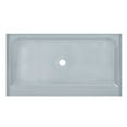 thumbnail image 2 of Voltaire 60" x 36" Single-Threshold, Center Drain, Shower Base in Grey, 2 of 8