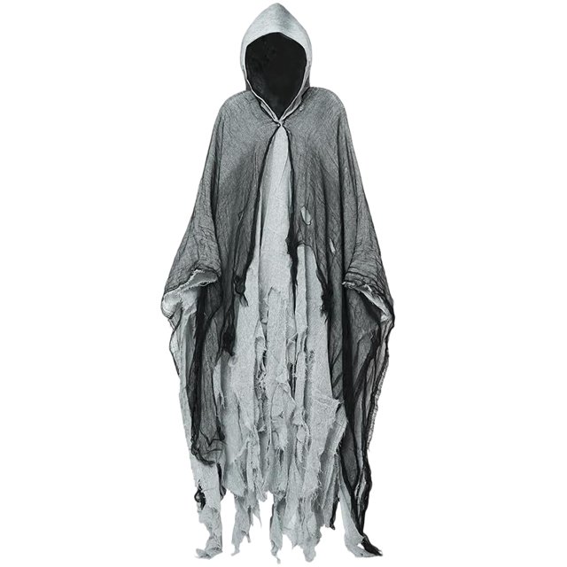 Capa Fantasma Con Capucha Suministros para Fiestas Temáticas Disfraces Fantasmas Halloween