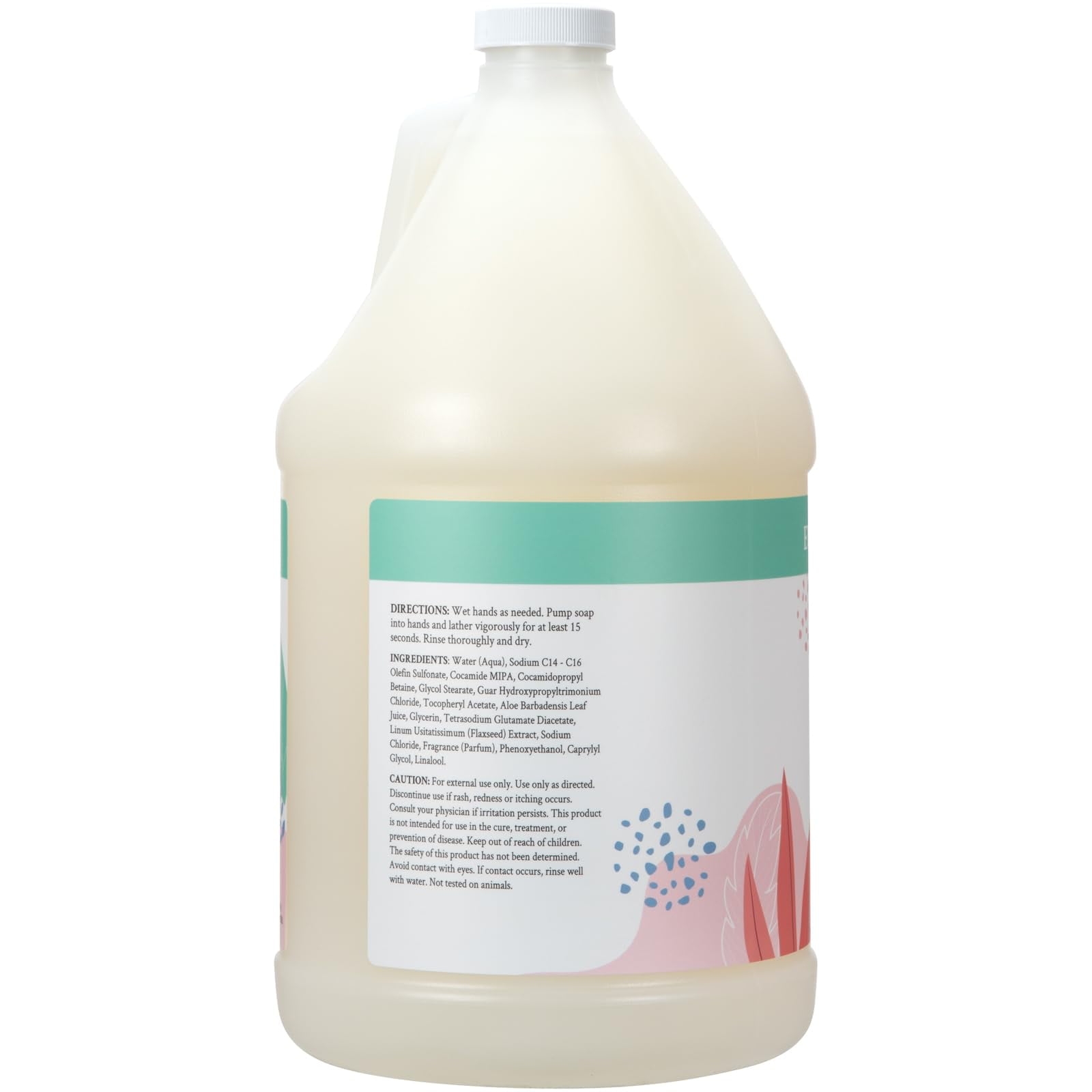 Ginger Lily Farms Botanicals Conditioning Liquid Hand Soap Refill, Eucalyptus Tranquility, 100% Vegan & Cruelty-Free, 1 Gallon (128 fl oz)