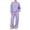 Light Purple, variant on Women's Cute Sweat Sets Round Neck Sweatshirt and Pants Set, 2 Piece Sweat Suit with Pockets, Lounge Set for Fall Winter Black L