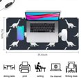 thumbnail image 5 of Long Mouse Pads for Desk,Dark Blue Dinosaurs Silhouette Pattern Desk Mats on Top Of Desks, Desk Mouse Pad Extra Large with 3mm Non-Slip Base and Stitched Edge for Gaming,Office,Work,Home 35.4"x15.7", 5 of 6