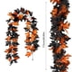 thumbnail image 3 of pstuiky Guirnalda de hojas artificiales para decoración de Halloween guirnalda de hojas de arce colgantes de ratán para interiores hogar Halloween fiesta de Navidad decoración de repisa, 3 of 6