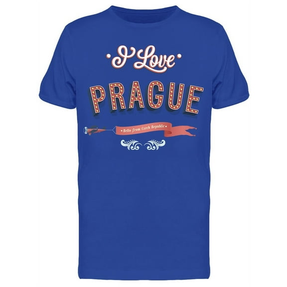 Love In Prague Tee Men's -Image by Shutterstock