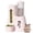Pink, variant on 2-in-1 Automatic Small Pet Feeder Water Dispenser, Gravity Food Bowl No Leak Water Bottle Cage Accessory, Pink