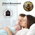 thumbnail image 6 of Bee Wall Clock 10 Inch Silent Non Ticking Round Clock Decoration for Living Room Kitchen Bedroom Bathroom Office Classroom, 6 of 8