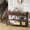 Rustic Brown, variant on GIKPAL Console Table with Power Outlet,43.3" L Narrow Sofa Table with Fabric Drawers, Entryway Table Behind Couch Table for Entryway, Hallway, Foyer, Living Room, Bedroom, Black