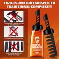 thumbnail image 3 of Gel de cera para el cabello masculino 2 en 1 con peine, fijación duradera, no graso, 100 ml., 3 of 5