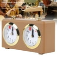 thumbnail image 4 of Retro Analog Chess Clock Timer, Wind Up Mechanical Chess Clock with Large Easy to Read Dials, Professional Competition Mechanical Chess Timer, No Battery Needed, 4 of 7