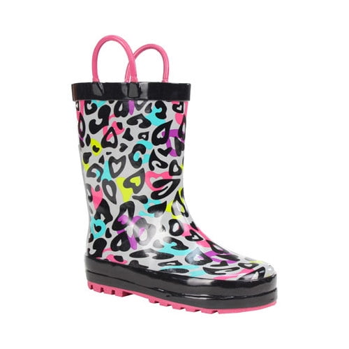 Infant Girls' Western Chief Groovy Leopard Rain Boot - Walmart.com