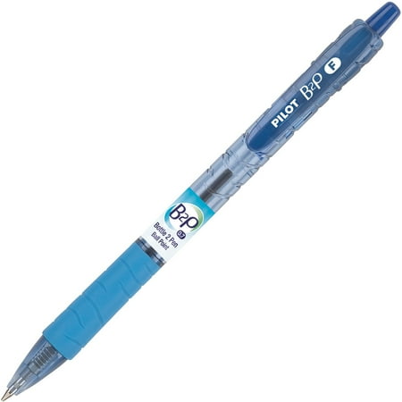 B2p Bottle-2-Pen Recycled Ballpoint Pen, Retractable, Fine 0.7 Mm, Blue Ink, Translucent Blue Barrel, Dozen | Bundle of 5 Dozen