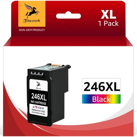 246 CL-246 XL Ink Cartridges for Canon Ink 246 246XL Color Used in PIXMA MX492 MX490 MG2522 MG2920 MG2922 TR4520 TR4522 TR4527 TS3320 TS3322 Printers (1 Pack)