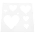 thumbnail image 4 of HOOWIFFY Heart Shape Stencils 1 Pcs Plastic For Diy Craft And Painting Friends Use, 4 of 8