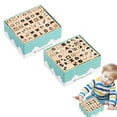 thumbnail image 4 of Madera Madera Para | Juego Decorativo De Juguetes De Goma Con Relieve Geométrico De Animales Juego De 42 Accesorios Para Álbumes De Recortes, 4 of 8