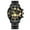 Black with Gold Noodles, variant on Men's Watch Wristwatch Steel Band Calendar Quartz Watch Men's Business Style Pointer Quartz Watch Fashion Trend Personality Creative Men's Watch Wristwatch