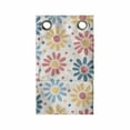 thumbnail image 1 of Garden Hanging Pocket Organizer, Pastel Colored Aster Petals Daisy Buds Blooming Summer Meadow Cartoon on Plain Back, Printed Polyester Storage Bag with Pockets, 9" x 16", Multicolor, 1 of 2