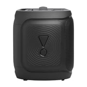 JBL PartyBox On-The-Go 2 - Portable party speaker with one wireless digital mic, handle and a shoulder strap, Dynamic lightshow, Up to 15 hours playtime, Splash proof & Auracast™ (Black)