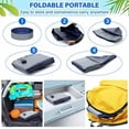 thumbnail image 7 of Dog Pool for Large Dogs, Kiddie Pool Hard Plastic, Dog Bathtub Portable, Foldable Pool for Dogs Slip-Resistant (Blue, M-40"x12"), 7 of 7