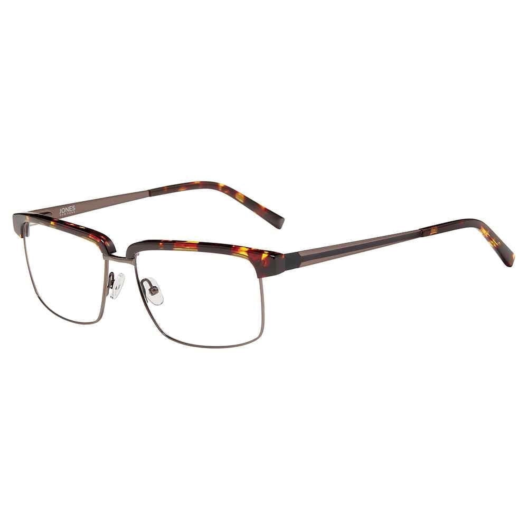Jones New York Havana Mens Plastic Rectangle Eyewear , VJOM374 60mm