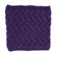 thumbnail image 2 of Sonducket Bufanda de punto cálida para invierno, gorro, guantes y orejeras, conjunto para hombres y mujeres, gorro elástico suave, bufanda, manoplas y Sombreros Morado oscuro Sonducket AP009485-07B, 2 of 6