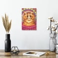 thumbnail image 2 of Elephant Stock A Psychotic Cat Wall Art - Vertical Canvas Wall Art - Living Room Wall Decor - Animal Canvas - Brown And Yellow Decor By Louis Wain - 8" x 12", 2 of 4